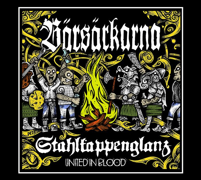 EP- Bärsärkarna & Stahlkappenglanz - United in Blood (EP+CD)