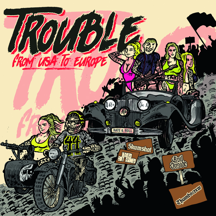 Trouble from USA to Europe (4er Split)