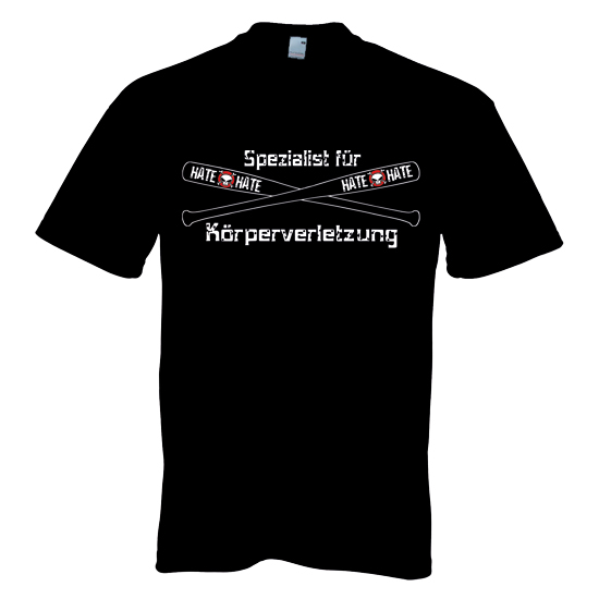 T-Shirt- Spezialist für Körperverletzung